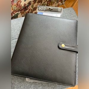 Happy Planner Leather cover with undated fitness journal